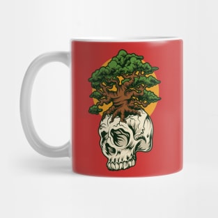 Rout Skull Illustration Mug